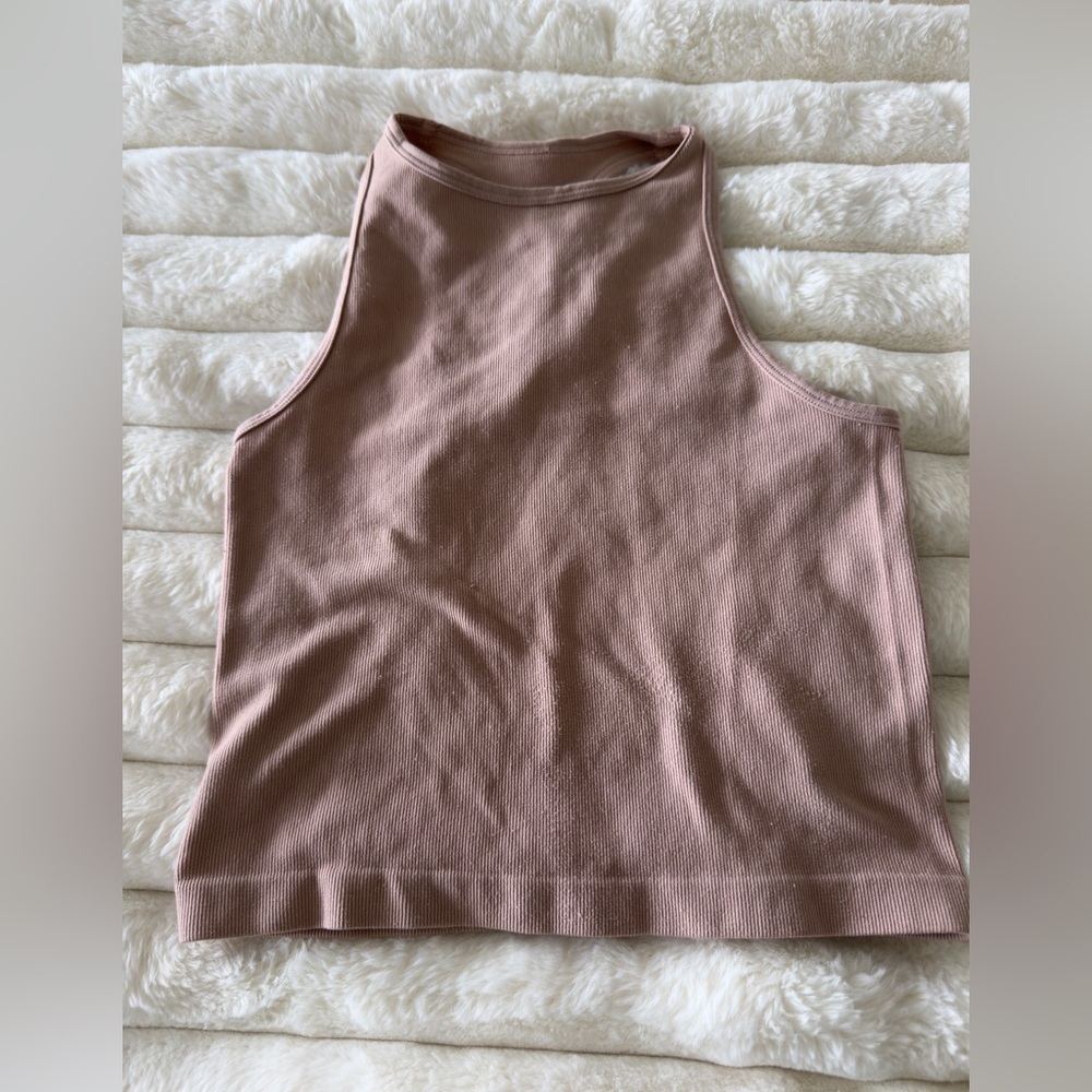 Free People Intimately Ribbed v neck cropped tank top‎ size XS/S